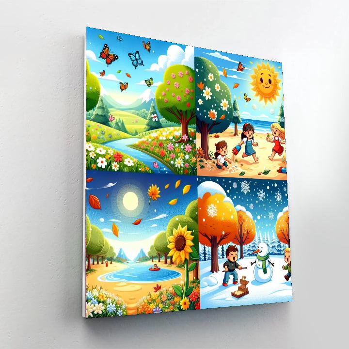 Seasons Of Fun Paint By Color