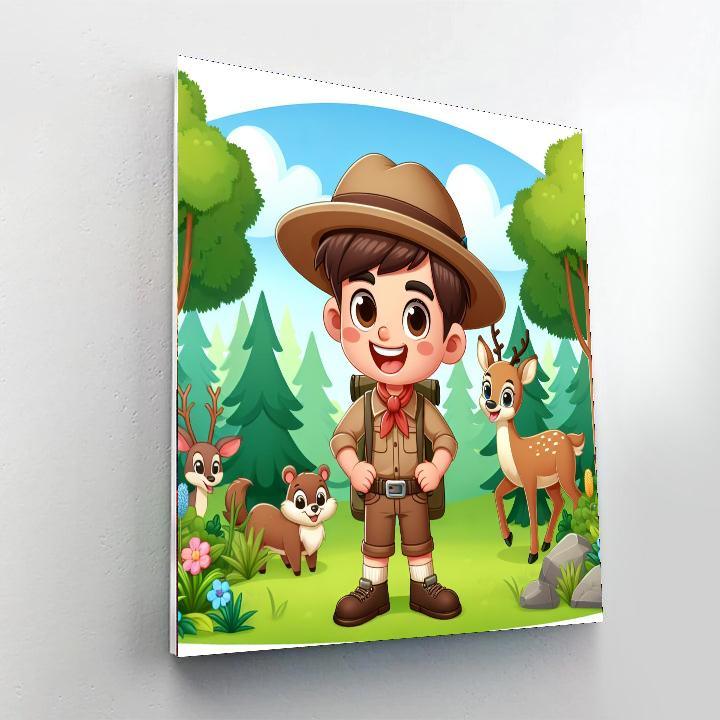 Forest Explorer's Haven Paint By Numbers Kits