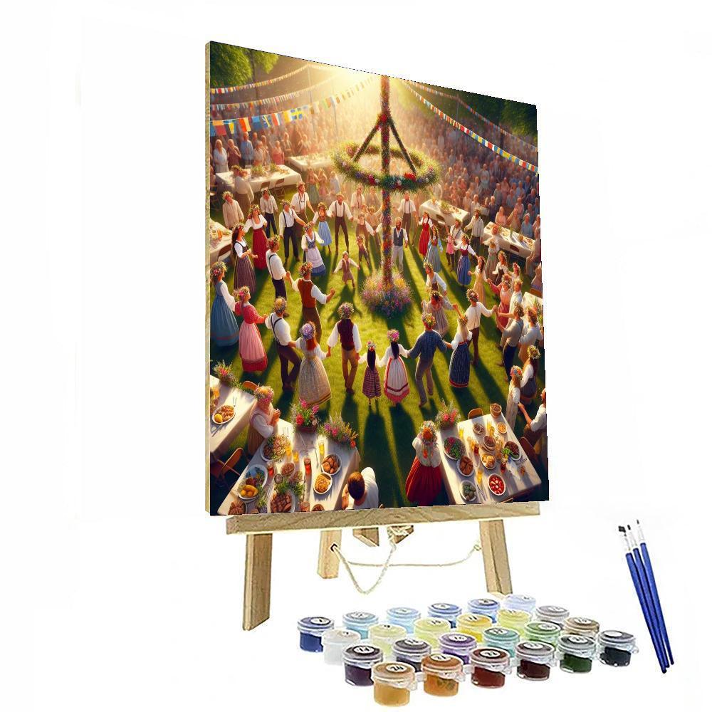 Midsummer Festival - Stockholm, Sweden Paint By Numbers