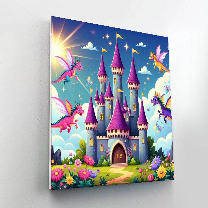 Charming Castle Tales Paint By Number
