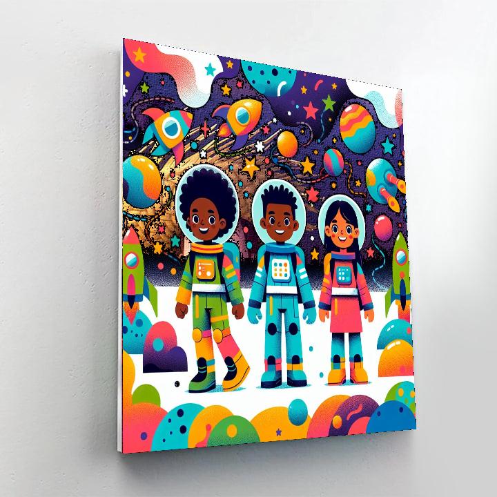 Galactic Patrol Team Paint By Numbers