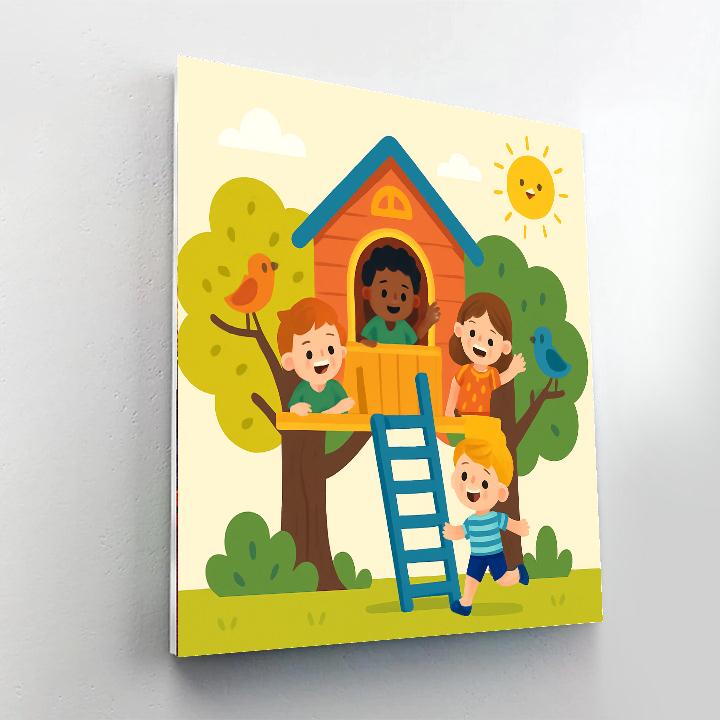 Adventures In A Treehouse Paint By Number