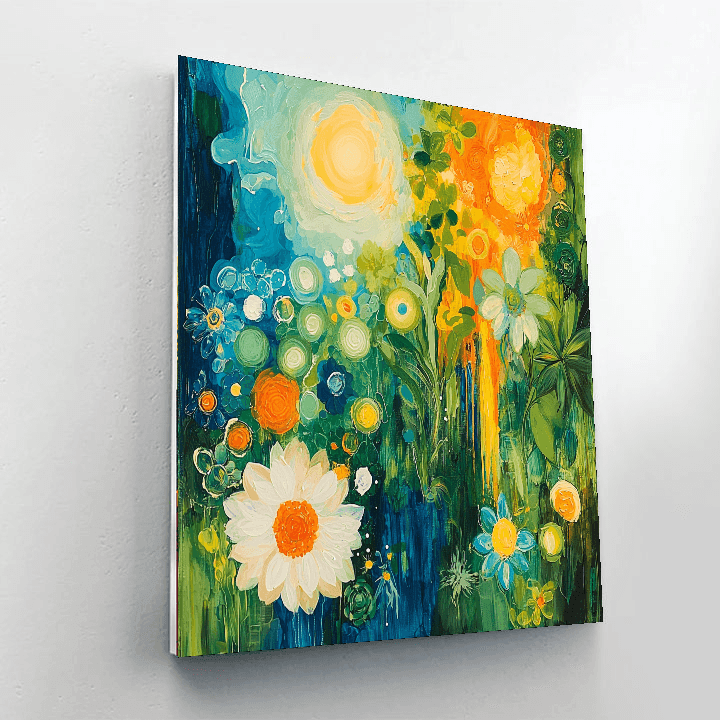 Kahlo Inspired Harmony of the Elements - DIY Painting By Numbers Kit