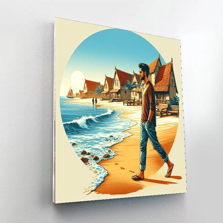 Rustic Seaside Charm Paint By Numbers