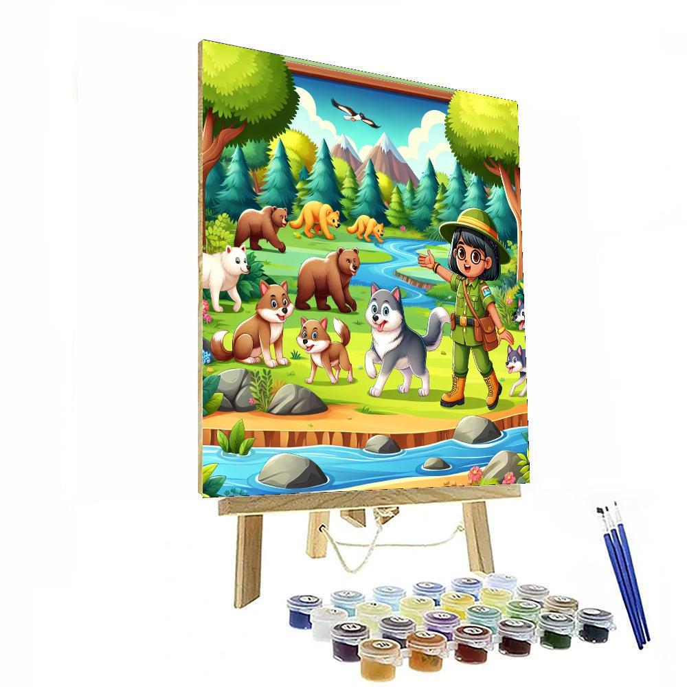 Wildlife Habitat Protector DIY Paint By Numbers