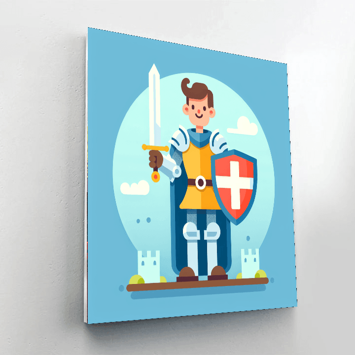 Noble Knights Number Painting