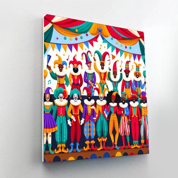 Joyful Jesters DIY Paint By Numbers