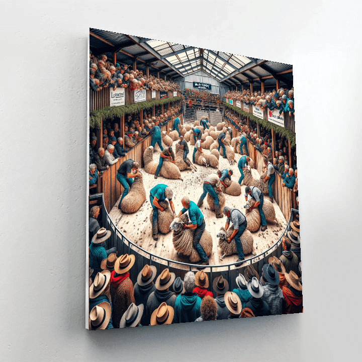 Golden Shears - New Zealand Paint By Number