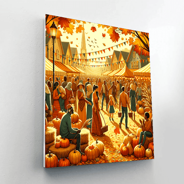 Joyful Autumn Festival Paint By Number
