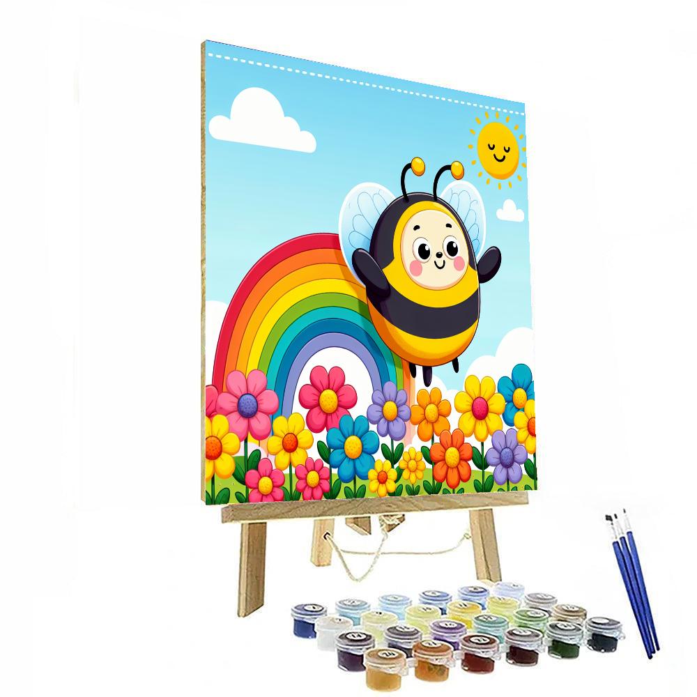 Bold Bumblebee Painting Number Kit