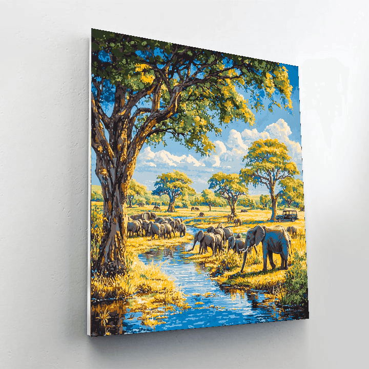 Chobe National Park - Kasane Paint By Numbers Kits