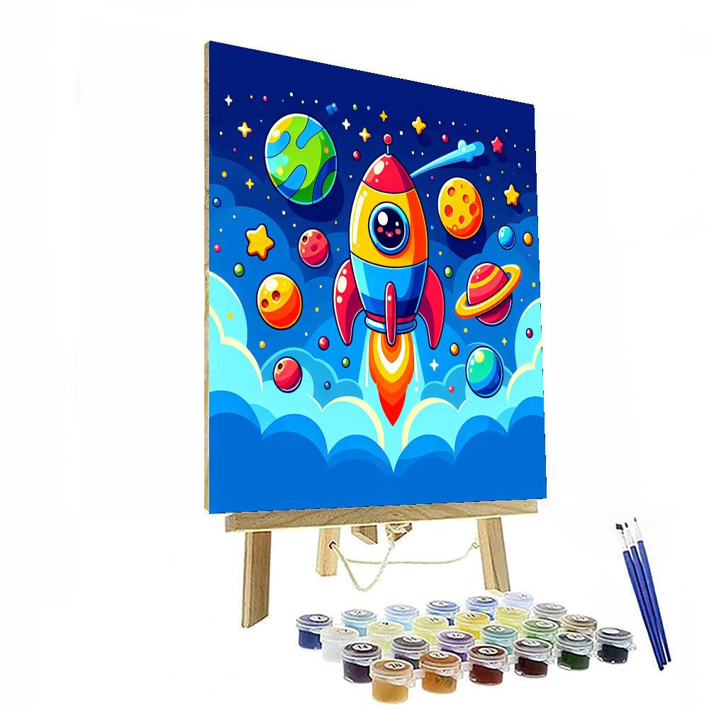 Rocket Adventure Paint By Numbers Kits