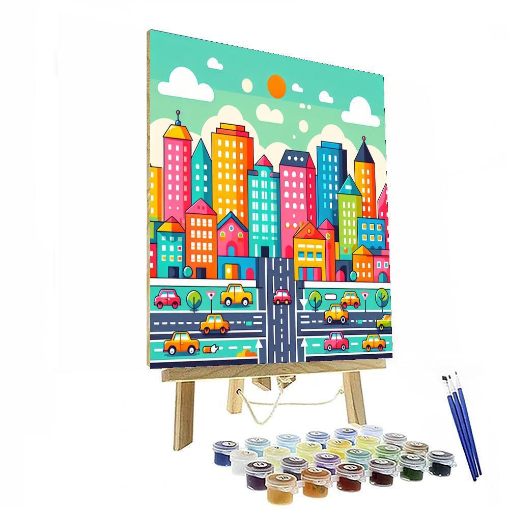 Cityscape Colors Paint By Color