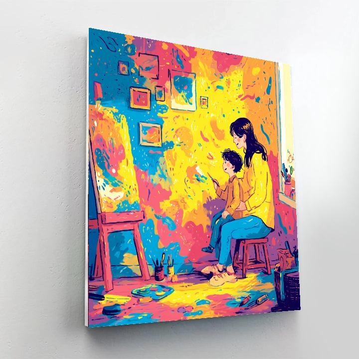 A Day Of Art And Joy DIY Paint By Numbers