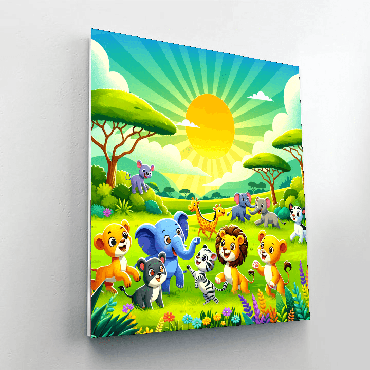 Wild Animal Adventure Paint By Numbers Kits