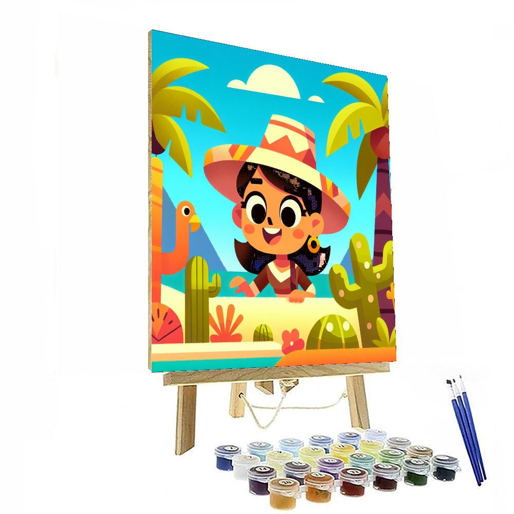 Mystical Island Adventure Paint By Numbers Art
