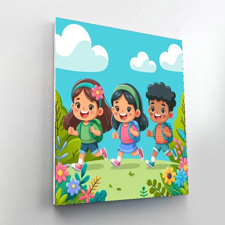 Happy Little Explorers Paint By Number