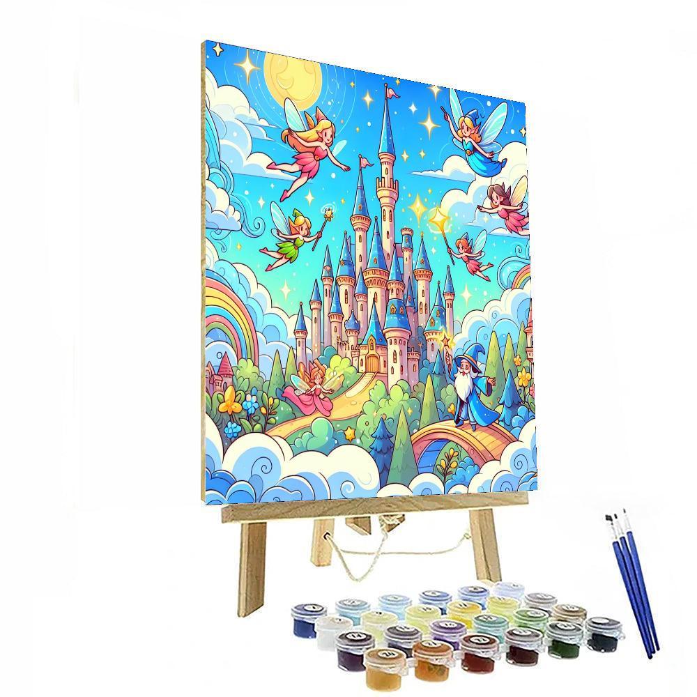 Cheerful Magical Kingdom Paint By Numbers Kits