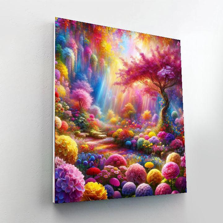 Radiant Bloom Numbered Painting Kits
