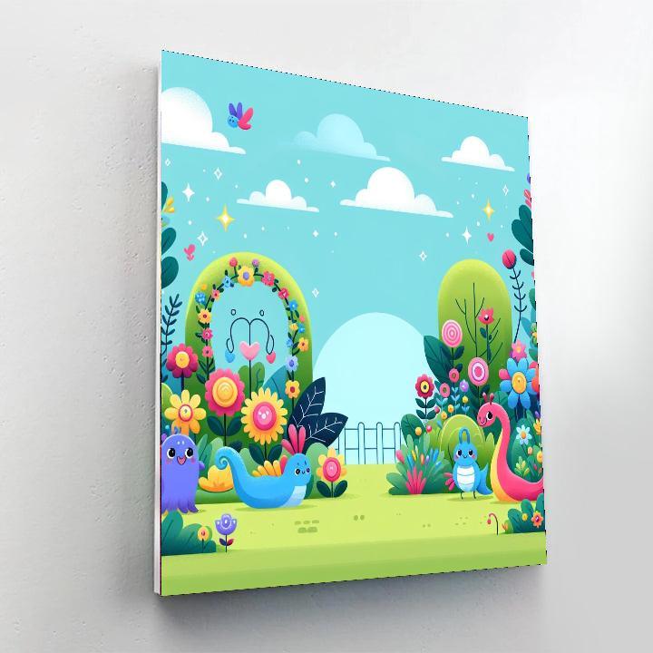 Magic Garden Hideaway Paint By Numbers Art