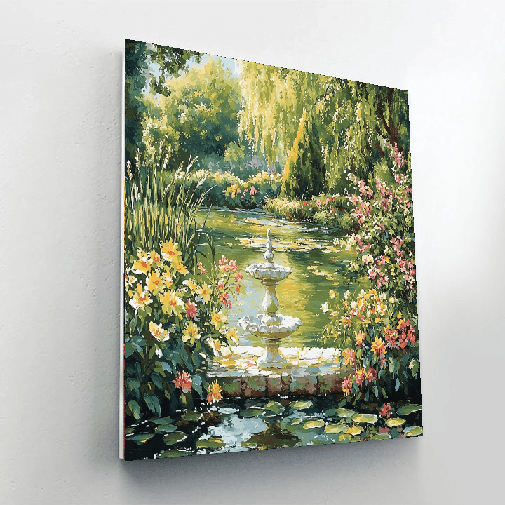 Claude Monet Inspired Garden Serenity  Paint By Numbers Kits