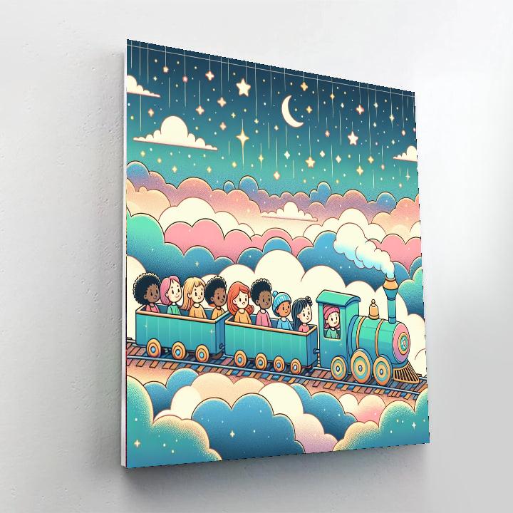 Dreamland Express Train Painting Number Kit