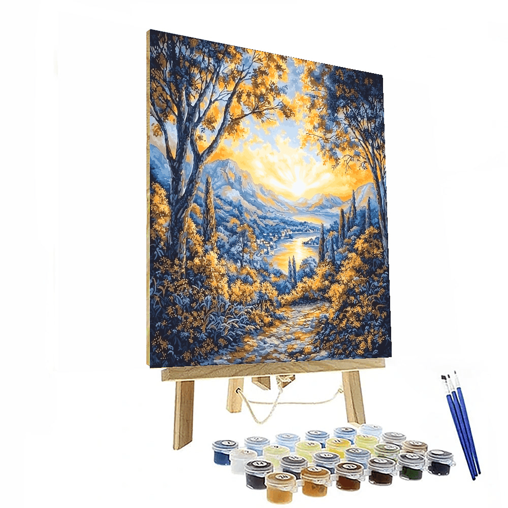 Leonardo Da Vinci Inspired Da Vinci's Renaissance Daydream  Painting By Numbers Kit