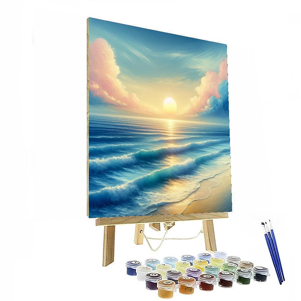 Soothing Seascape Painting By Numbers Kit
