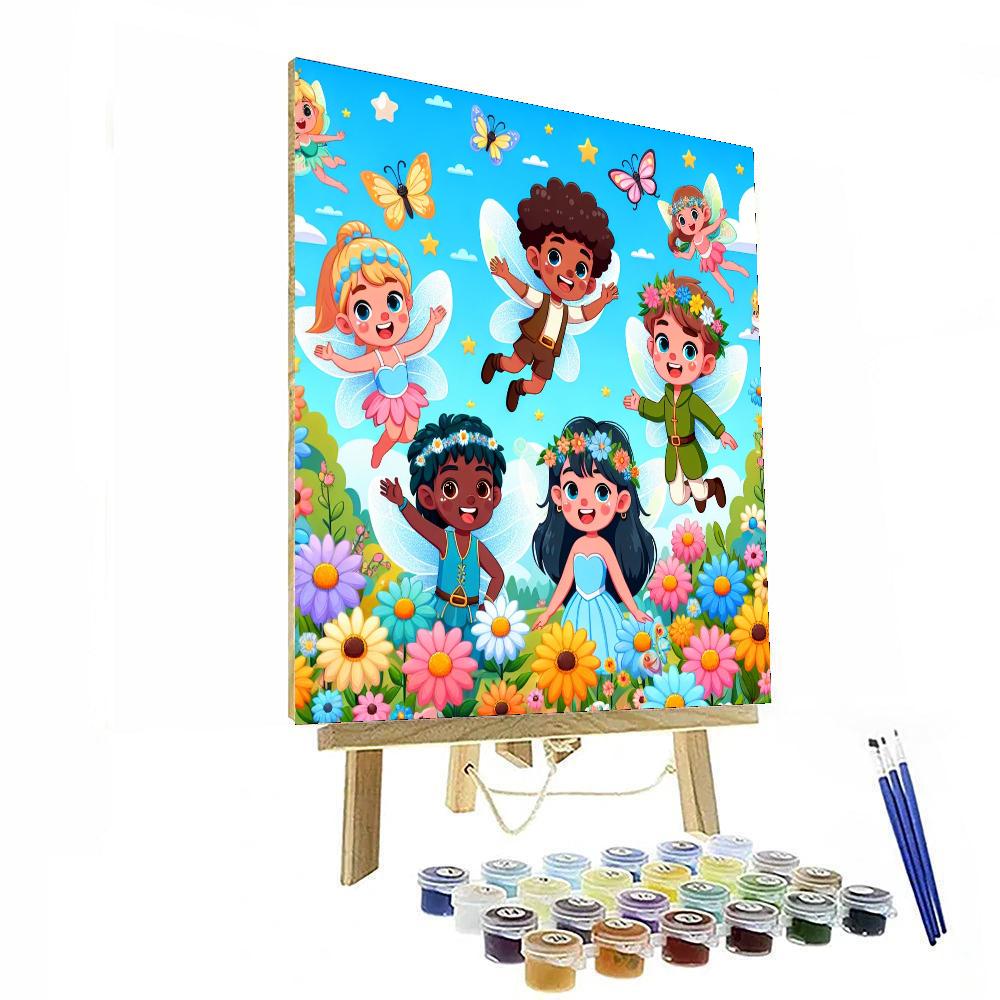 Fairytale Garden Painting Number Kit