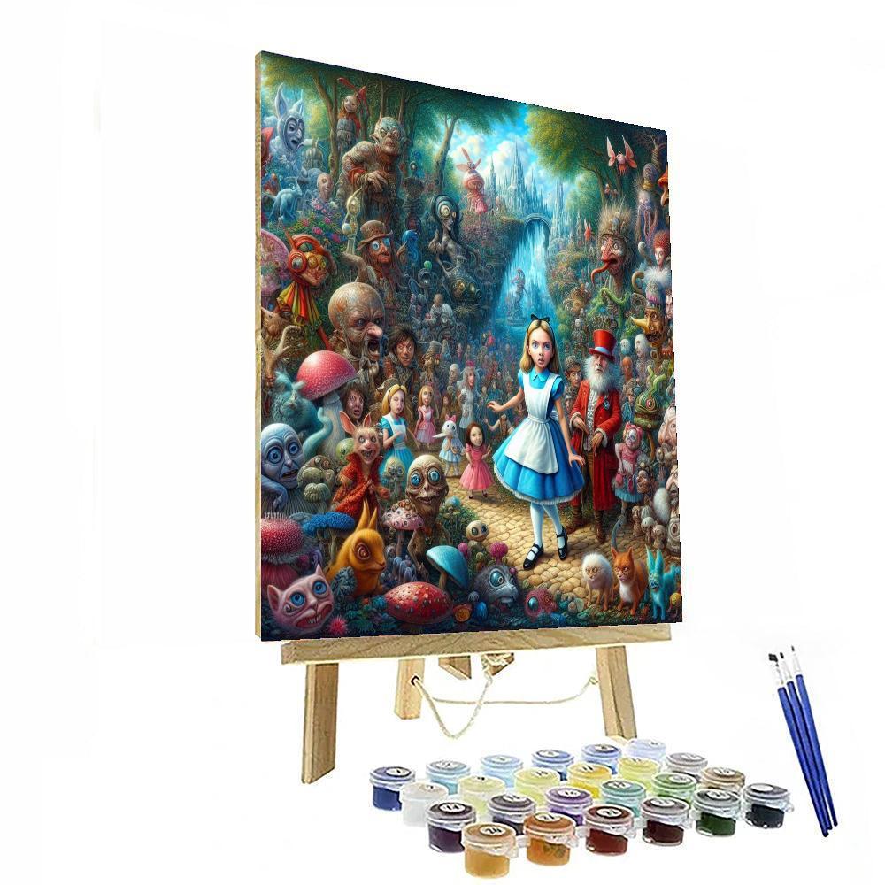 Alice's Curiosity Paint By Numbers Art