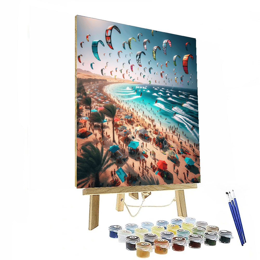 Kitesurfing World Cup - Egypt Paint By Numbers