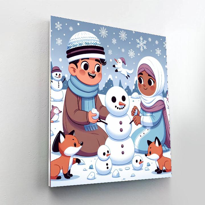 Frosty Fantasia Paint By Numbers