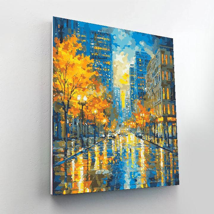 Claude Monet Inspired Citylight Reveries  Paint By Numbers
