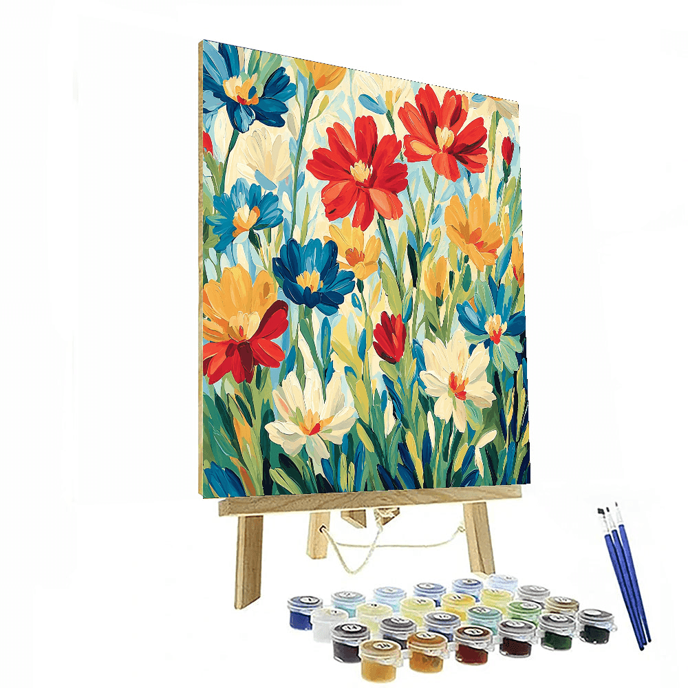Henri Matisse Inspired Dance Of The Flowers  Paint By Numbers