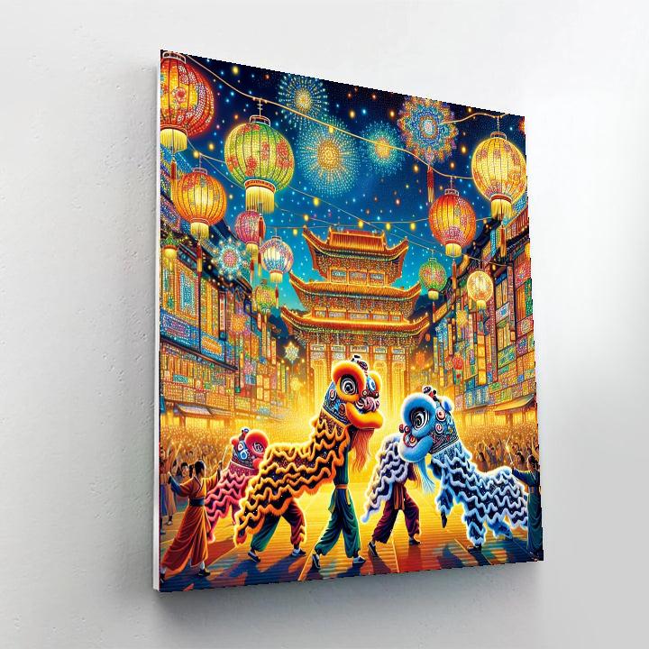 Yiwu Lantern Festival - China Number Painting