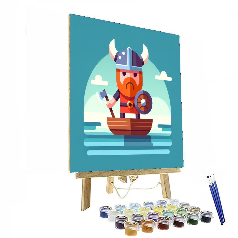 Historical Viking Voyage Paint By Number