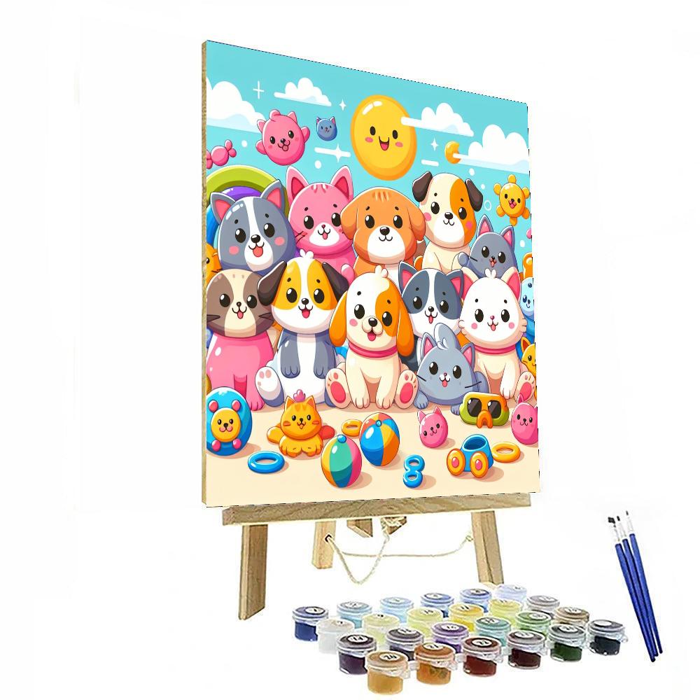 Adventures With Pets Paint By Numbers Art