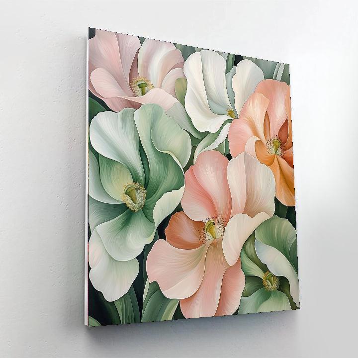 O'Keeffe Inspired Floral Essence  Painting By Numbers Kit