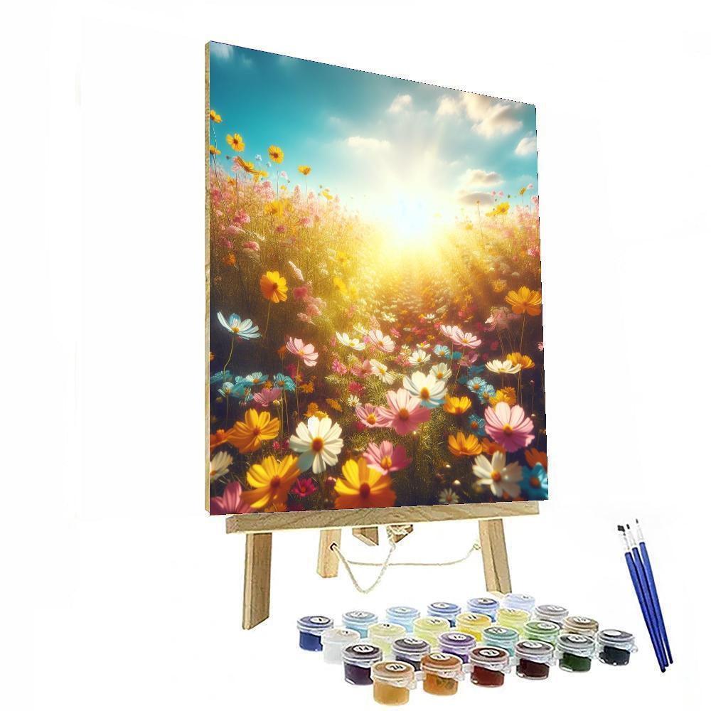 Golden Summer Field Paint By Numbers