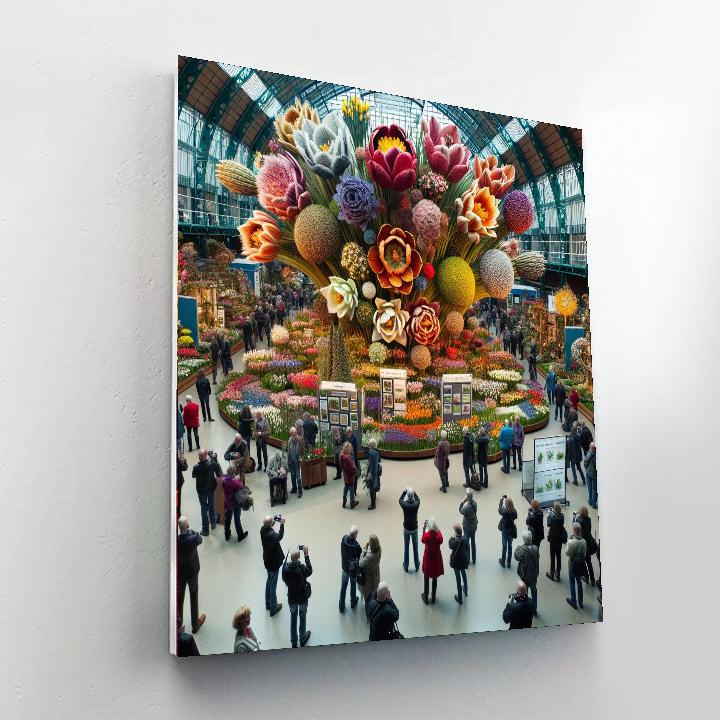 Holland Flower Festival - Zwaagdijk, Netherlands Number Painting