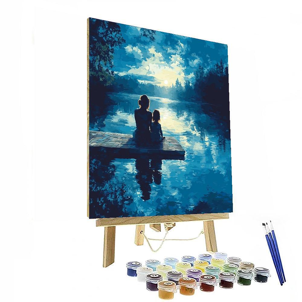 Reflections Of Togetherness Number Painting