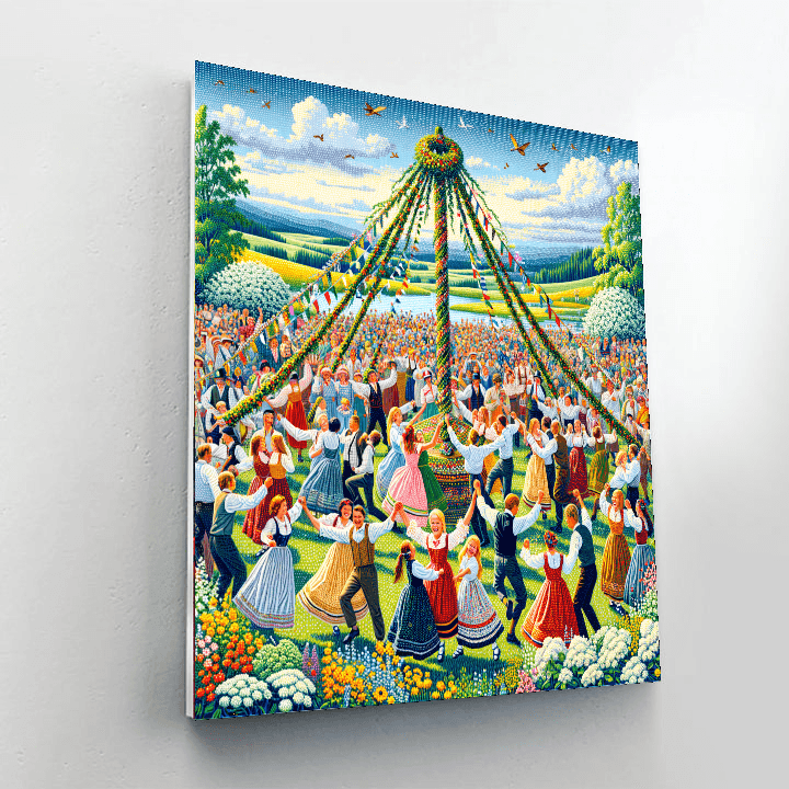 The Midsummer Festival DIY Paint By Numbers