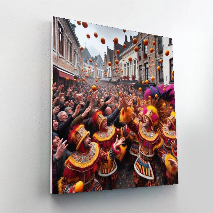 Carnevale Di Binche - Belgium DIY Paint By Numbers