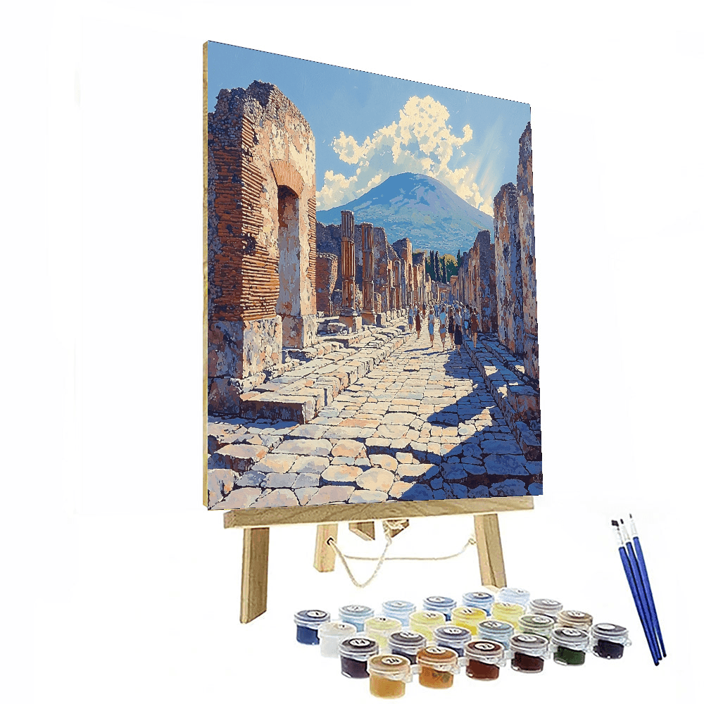 The Ruins Of Pompeii Paint By Numbers