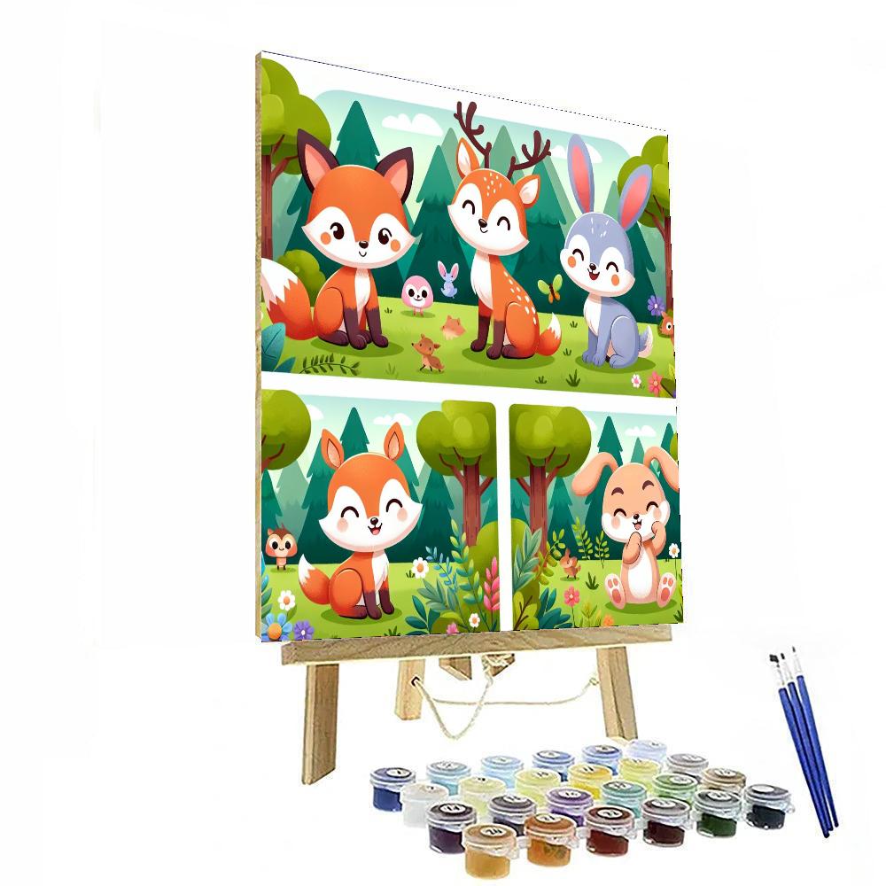Fun Forest Paint By Numbers