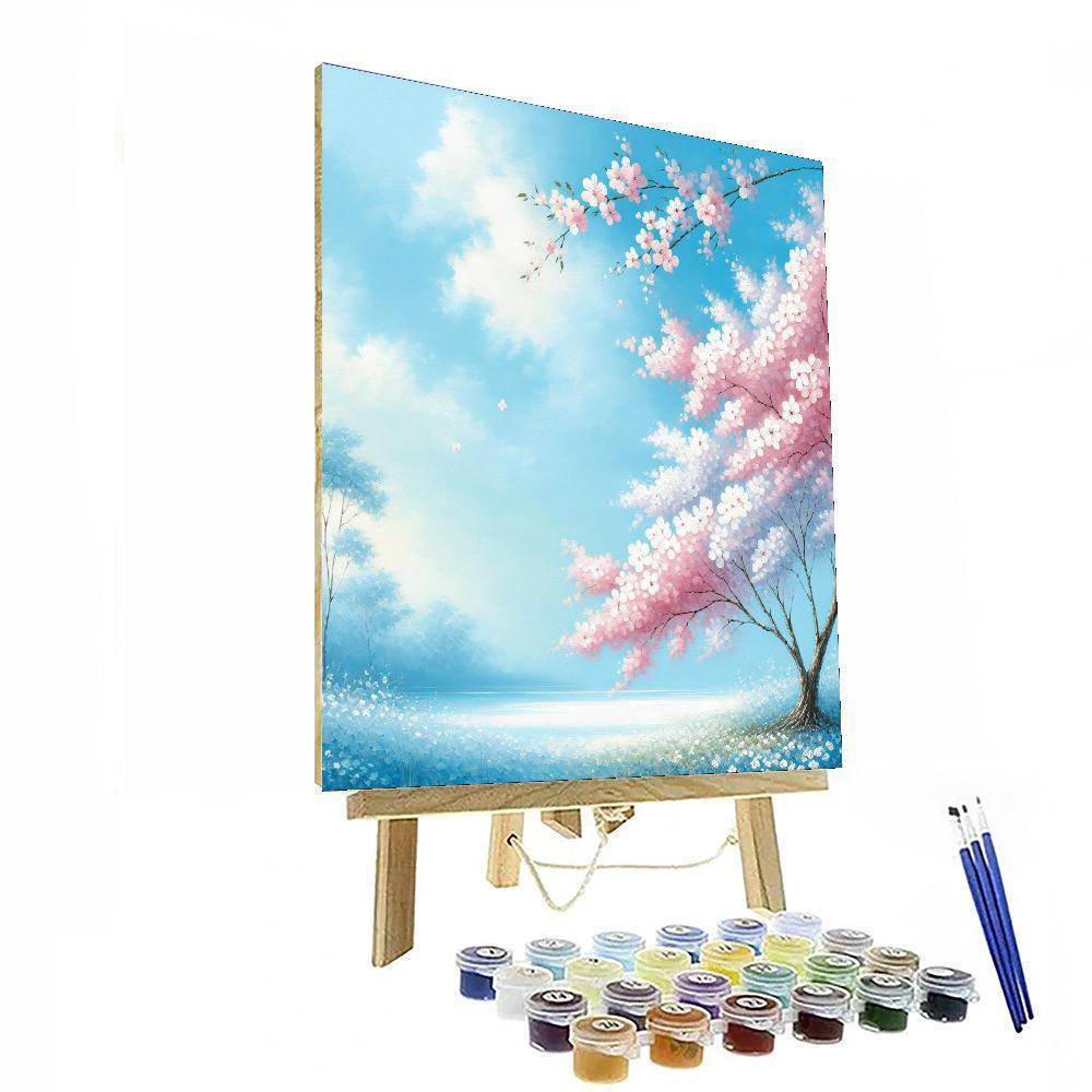 Beautiful Japanese Cherry Blossom Paint By Color