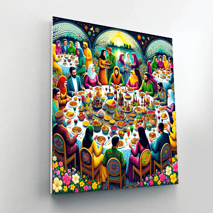 Nowruz - Iran Paint By Color