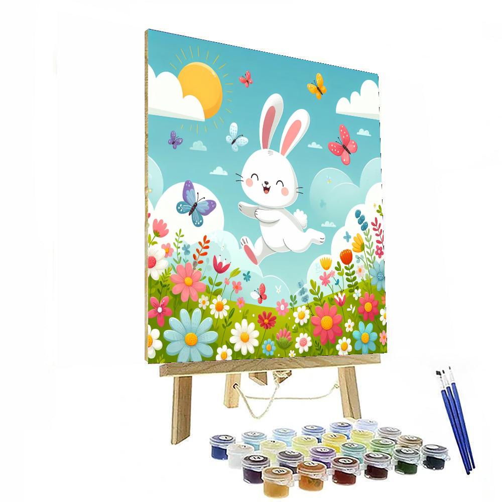 Hopping Rabbit Numbered Painting Kits