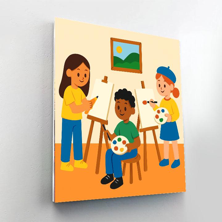 Artistic Journey Paint By Numbers Art