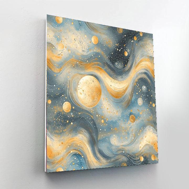 Leonardo Da Vinci Inspired Celestial Echoes  Paint By Number